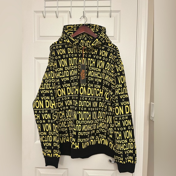 NWT Von Dutch Logo Hoodie - Picture 1 of 5